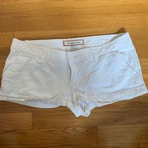 White Abercrombie Shorts